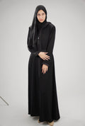 The Eclipse Hooded Abaya – Premium Korean Silk