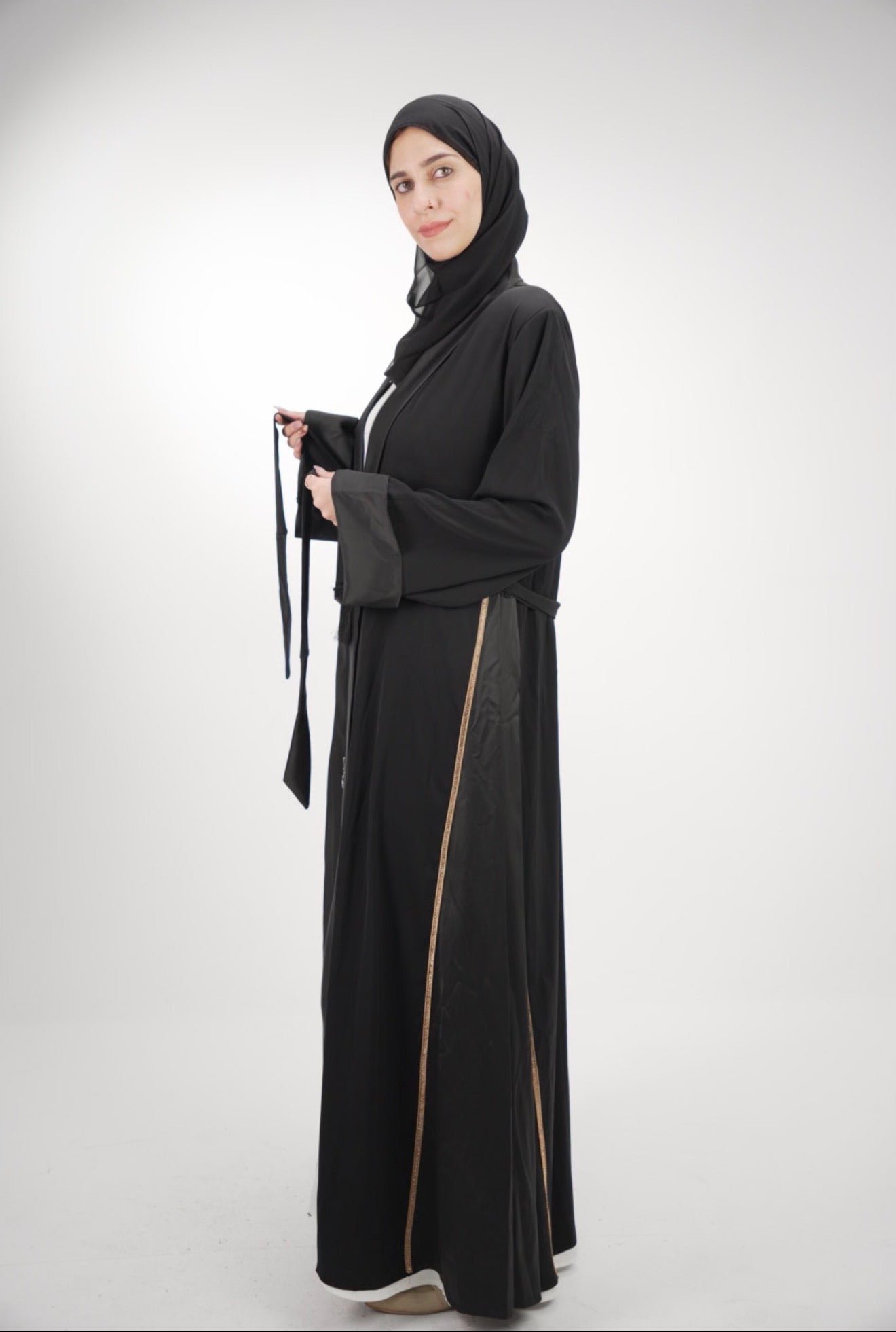 The Element Tassel Zip Abaya