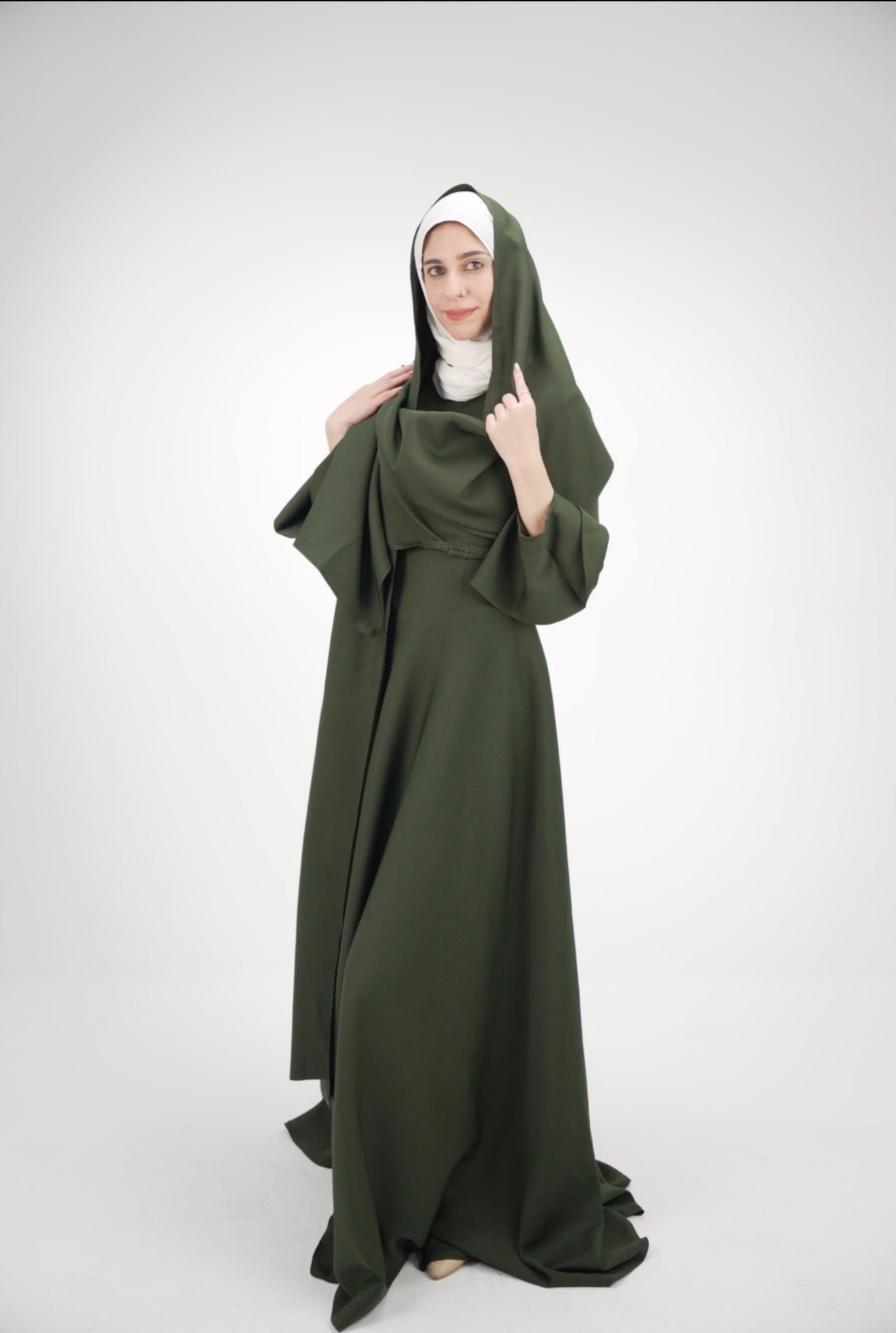 The Sculpted Crepe Evening Dress