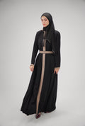 The Eclipse Hooded Abaya 2 Premium Korean Silk
