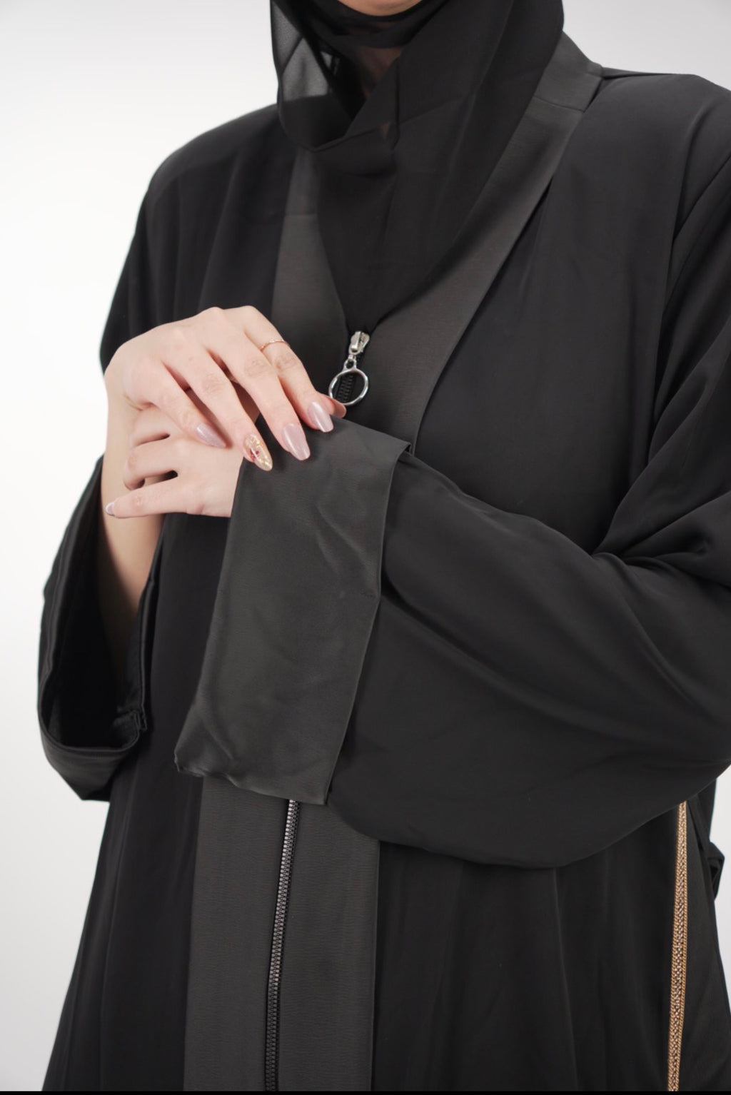 The Element Tassel Zip Abaya