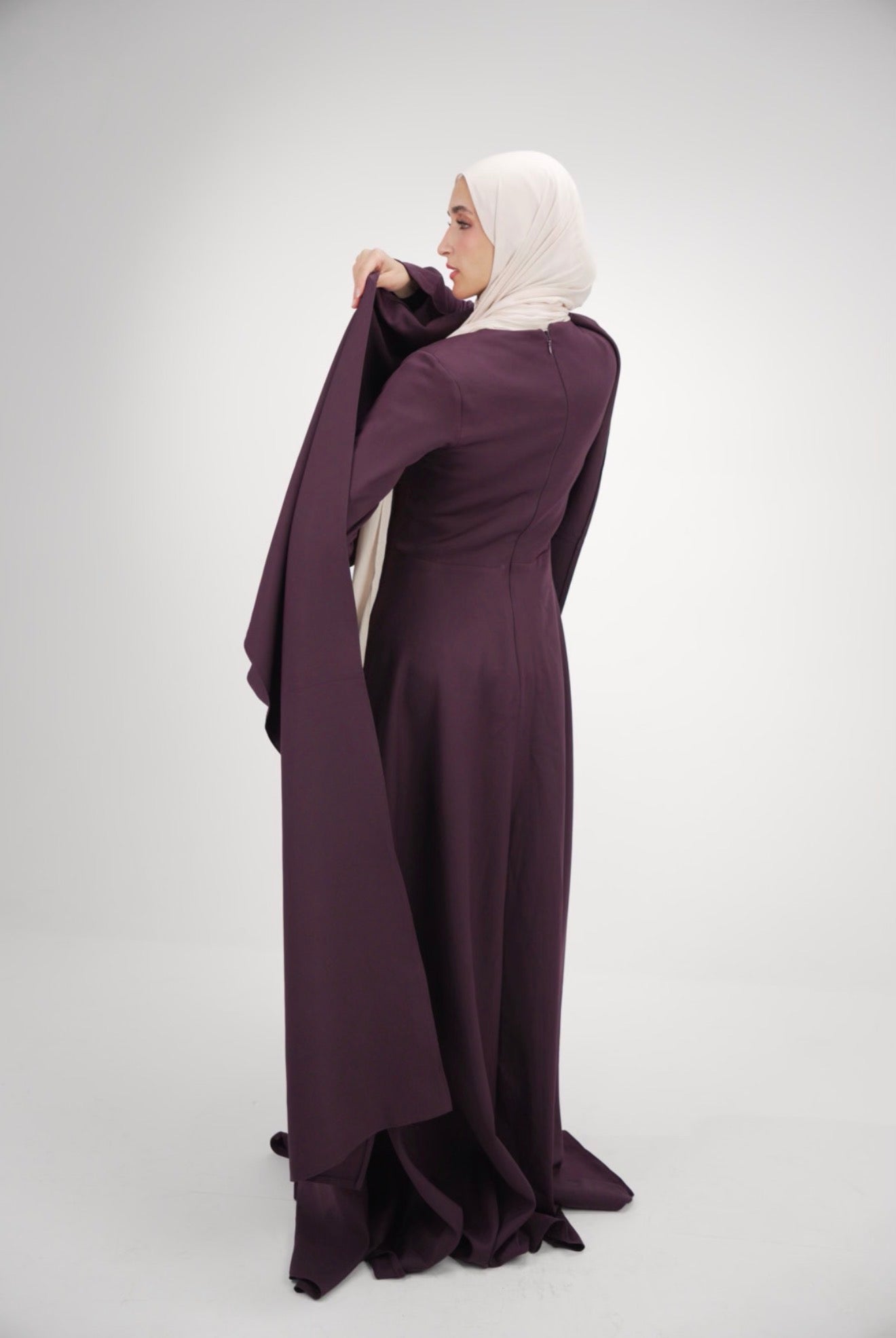 The Sculpted Crepe Evening Dress