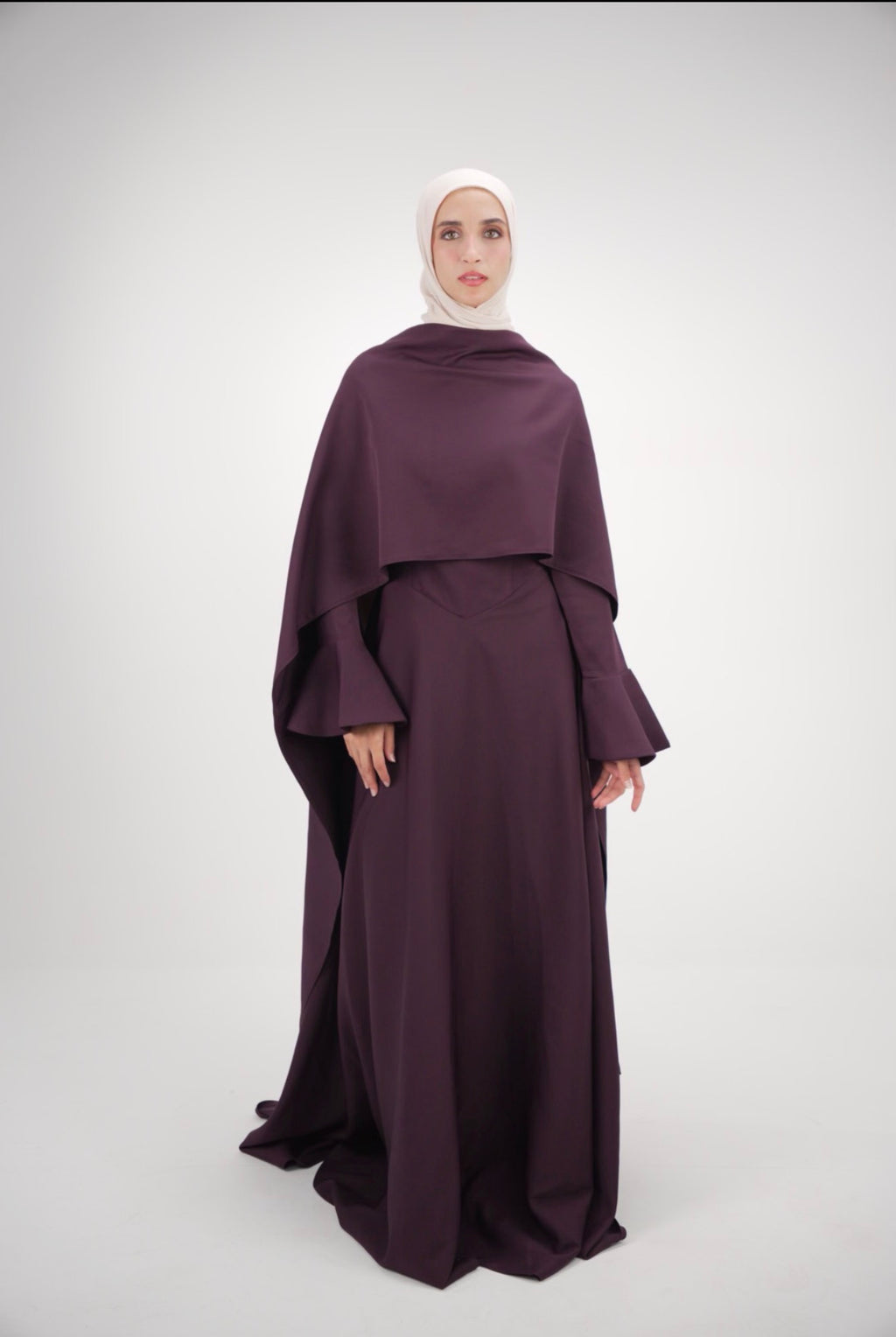 The Sculpted Crepe Evening Dress