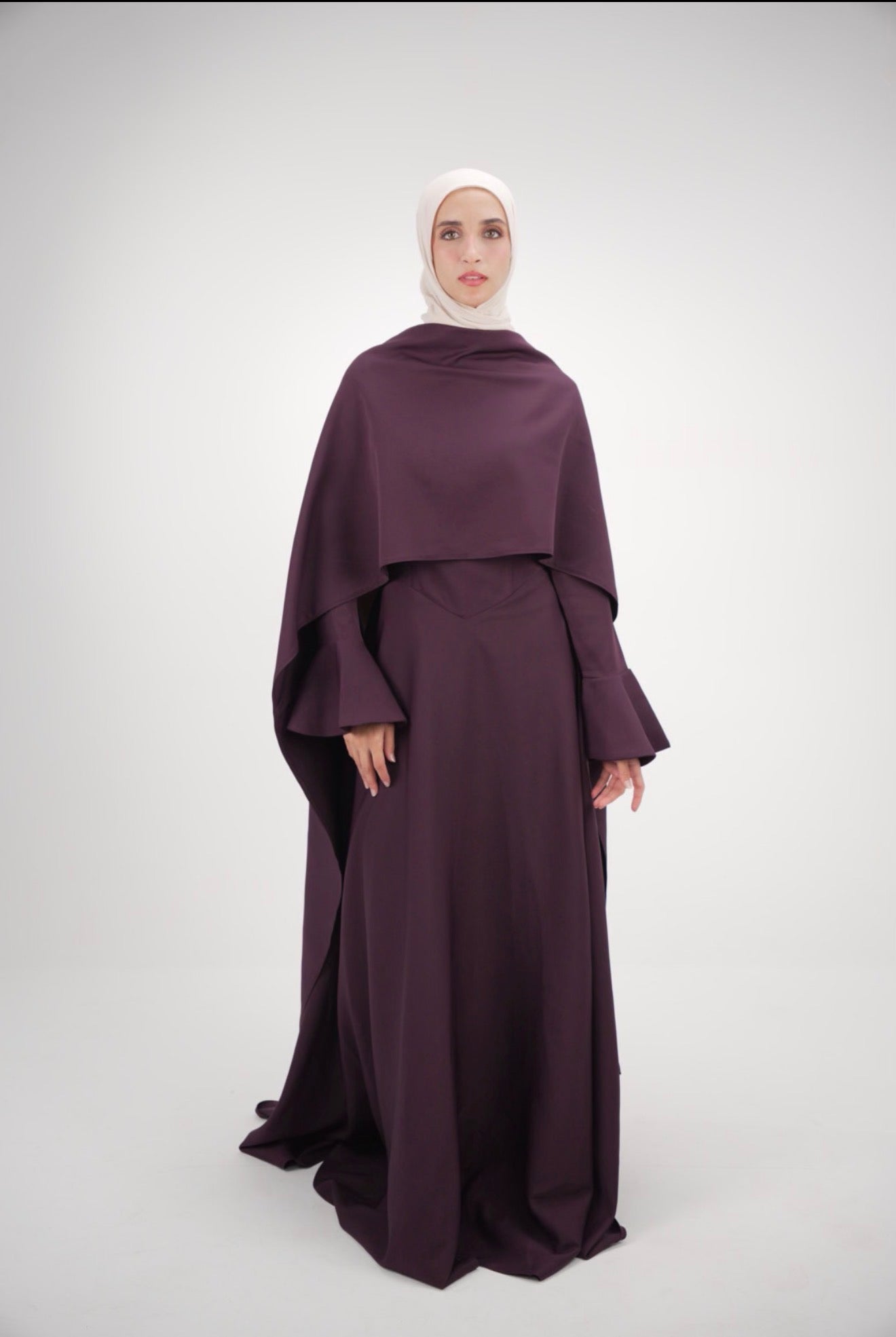 The Sculpted Crepe Evening Dress