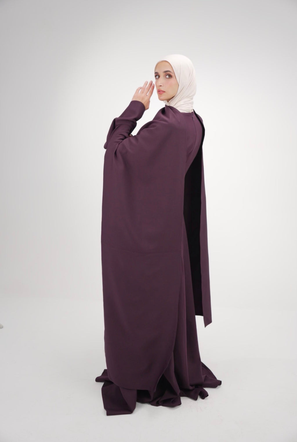 The Sculpted Crepe Evening Dress