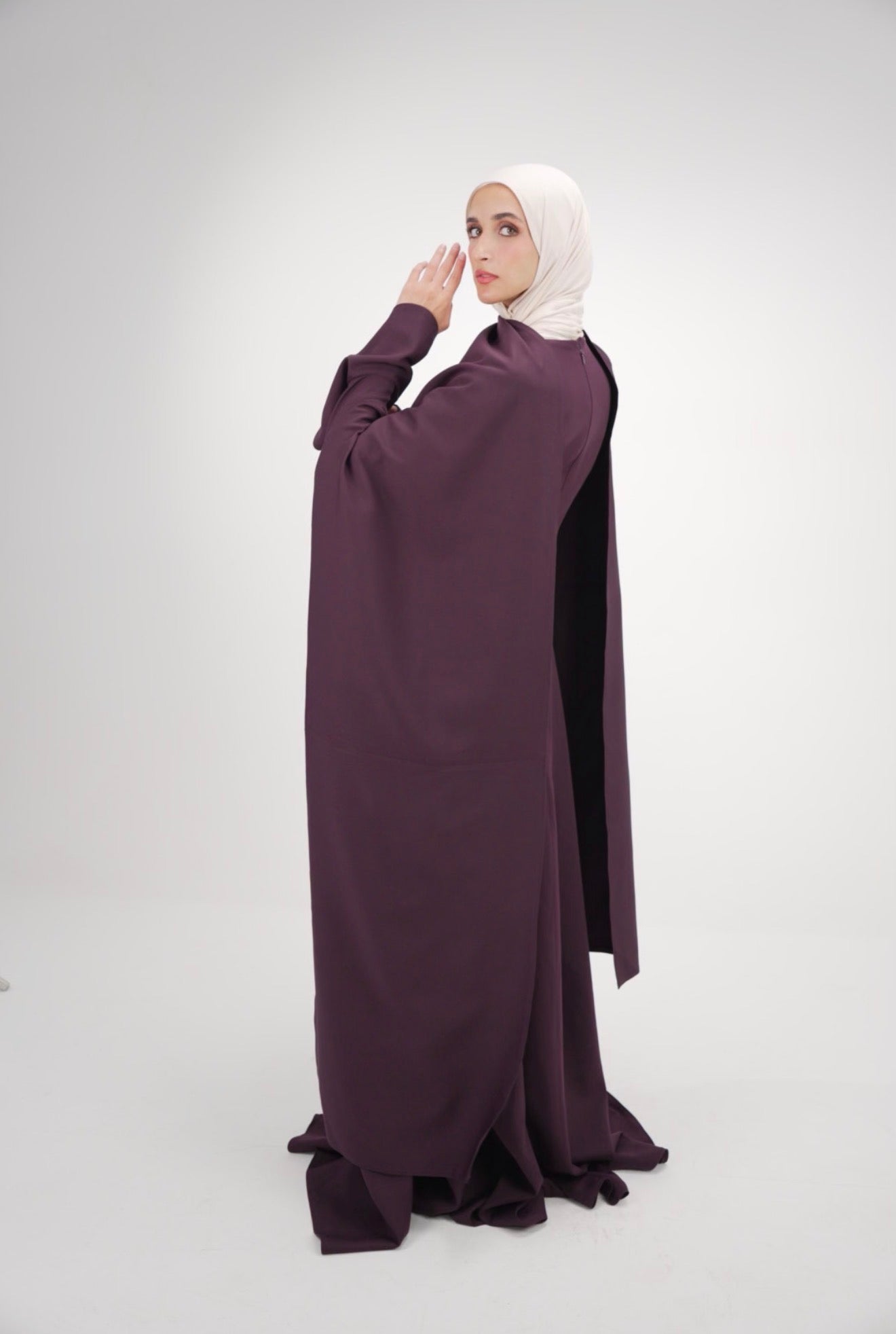 The Sculpted Crepe Evening Dress