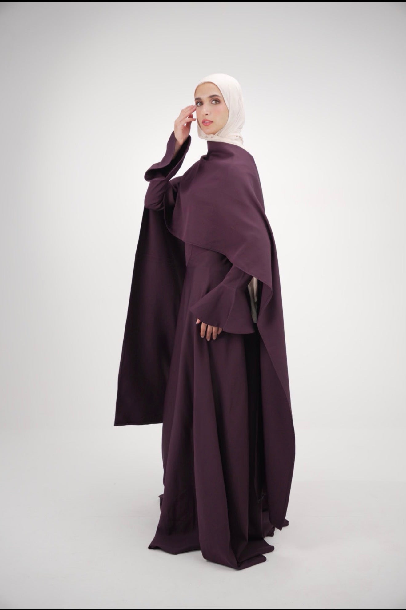 The Sculpted Crepe Evening Dress