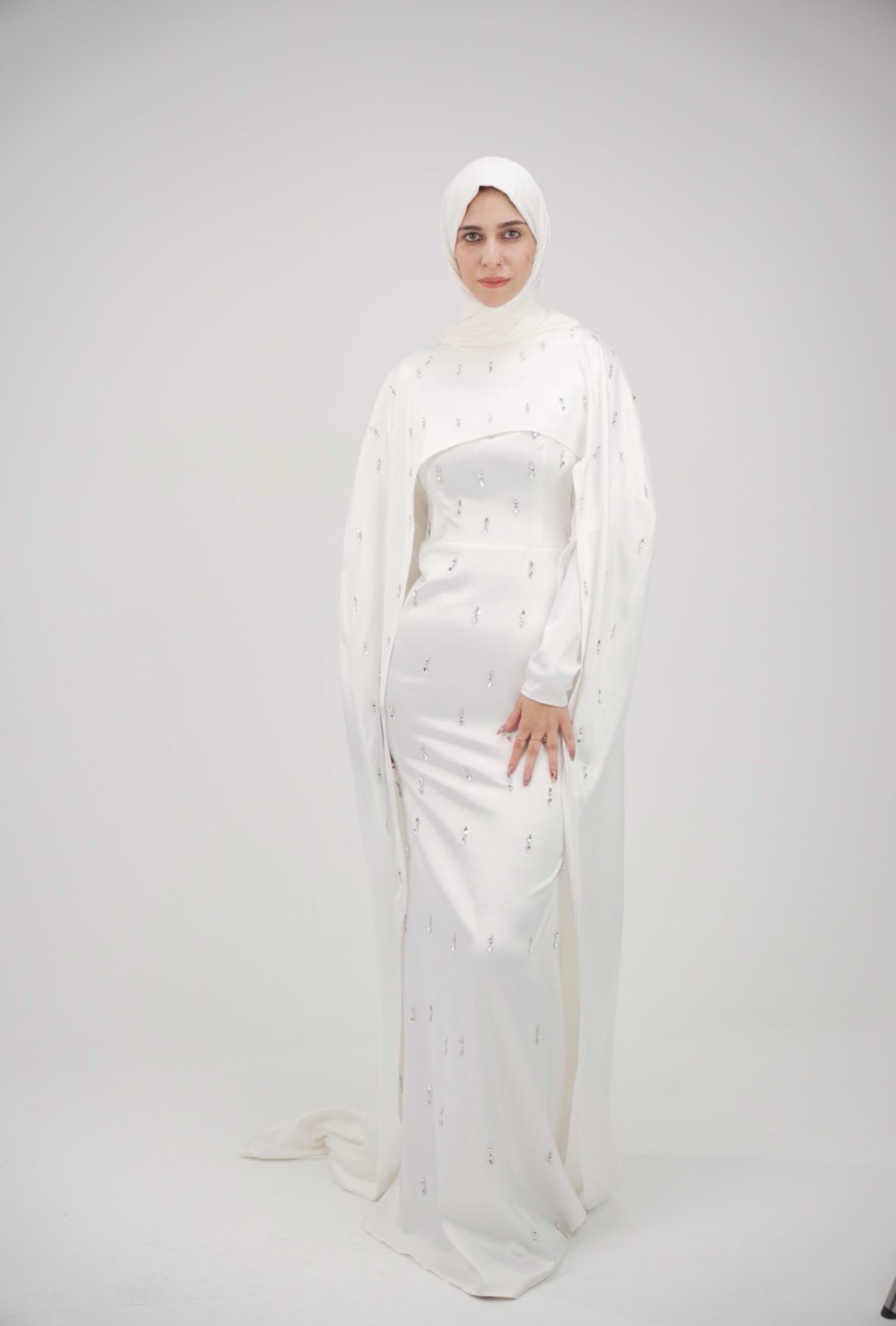 Cedra London – Ivory Pearl Dress